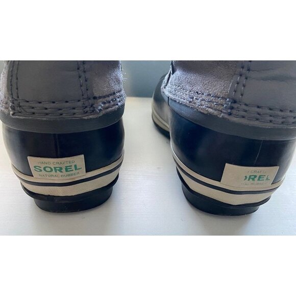 Sorel NY1858-052 Joan of Arctic Gray Fur Lined Winter Snow Boots Women's 7 - Picture 6 of 8